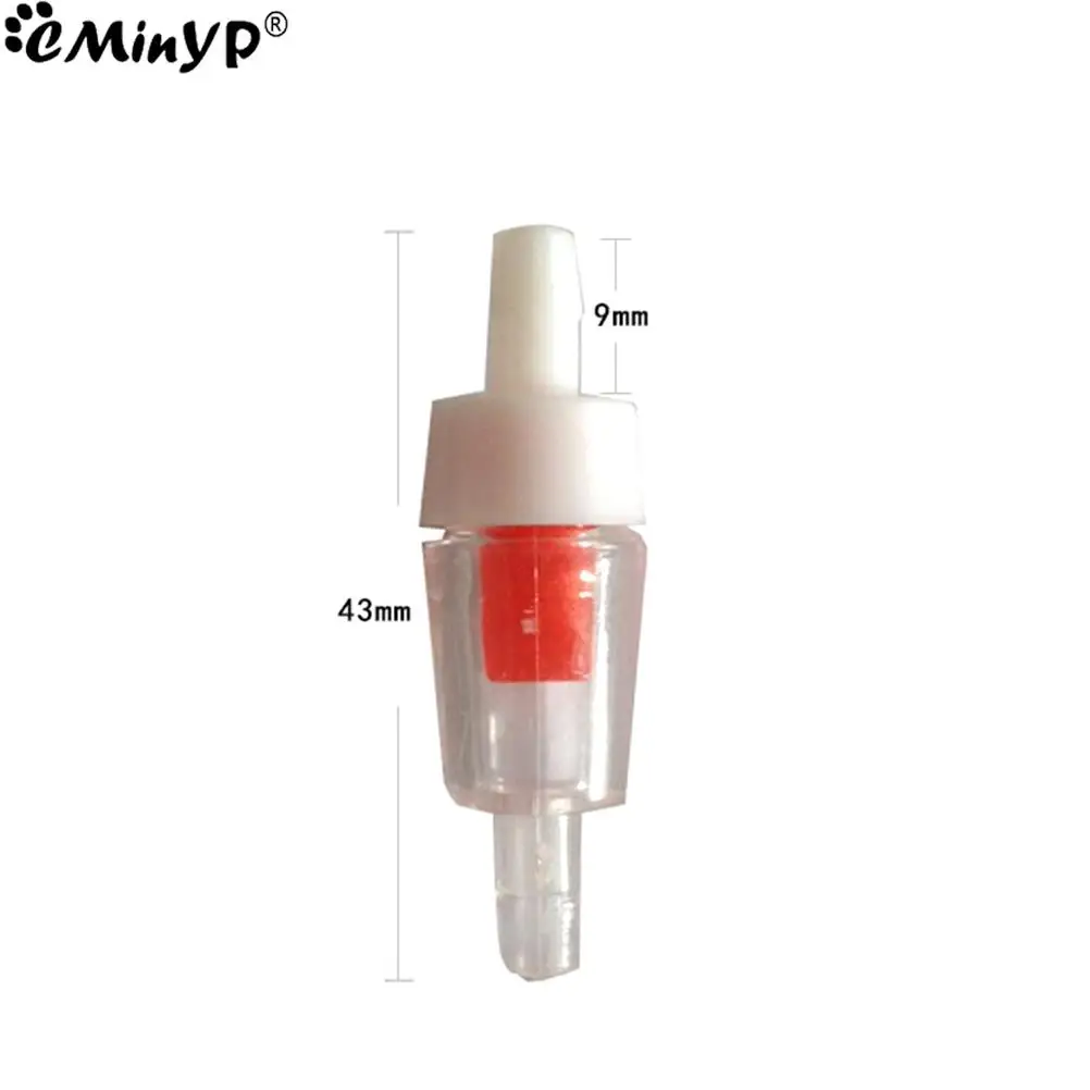 Plastic One Way Check Valve for Aquarium Air Pump 4mm Inner Pipe 10PCS