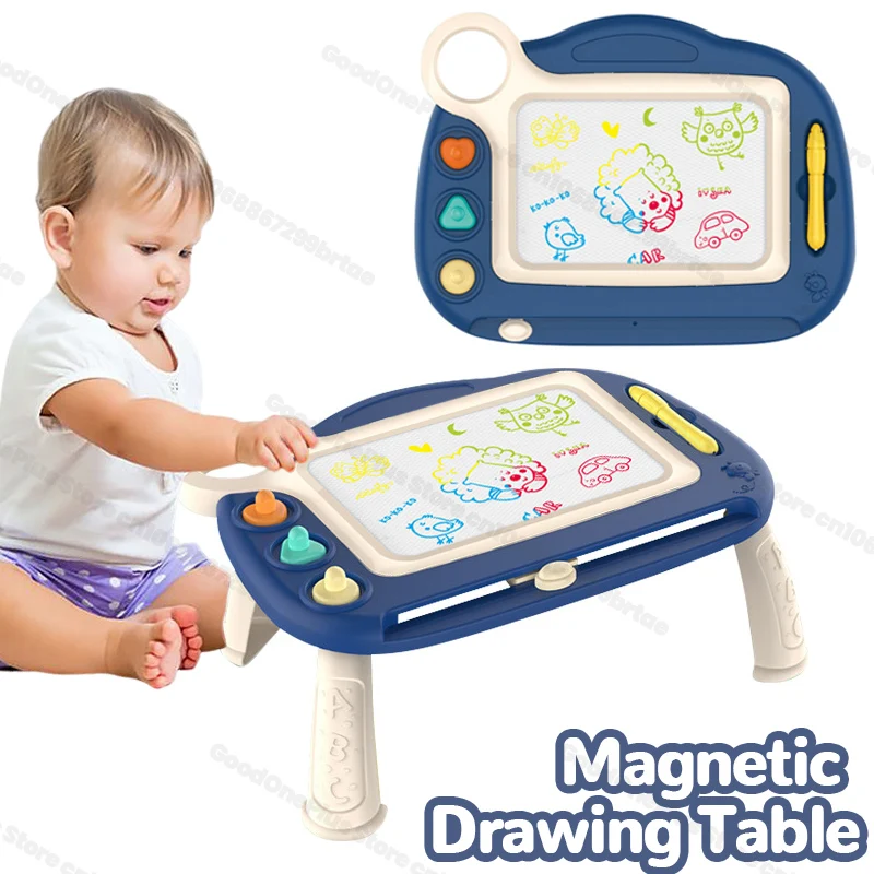 

Magnetic Drawing Board Baby Activity Table Children's Eraserble Graffiti Writing Painting Tablet Learning Games kids gift