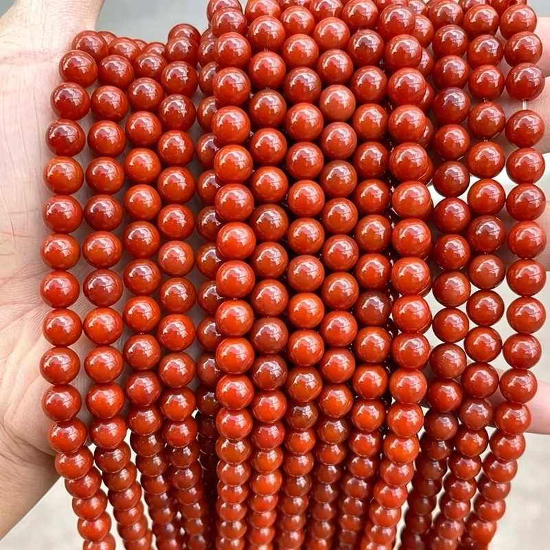 Natural Southern Jade Dark Stone Beads for Jewelry Making - Round Spacer Jasper Beads in Various Sizes