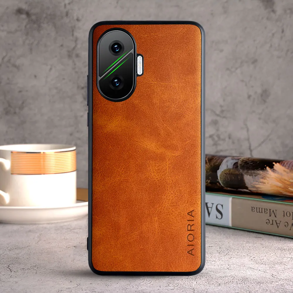 Luxury Vintage Leather Phone Case - Elegant Coque Skin Cover