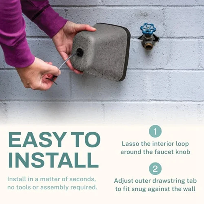 Outdoor Faucet Cover for Winter Waterproof Freeze Protection