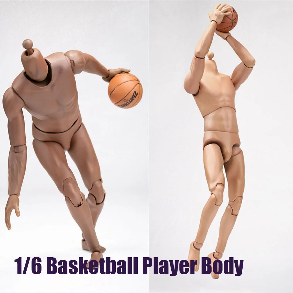 

HaoYuToys T-20 T-21 1/6 Men Soldier Body Super Flexible Basketball Player Male Sport Body 12Inch Muscle Action Figure Model Toys