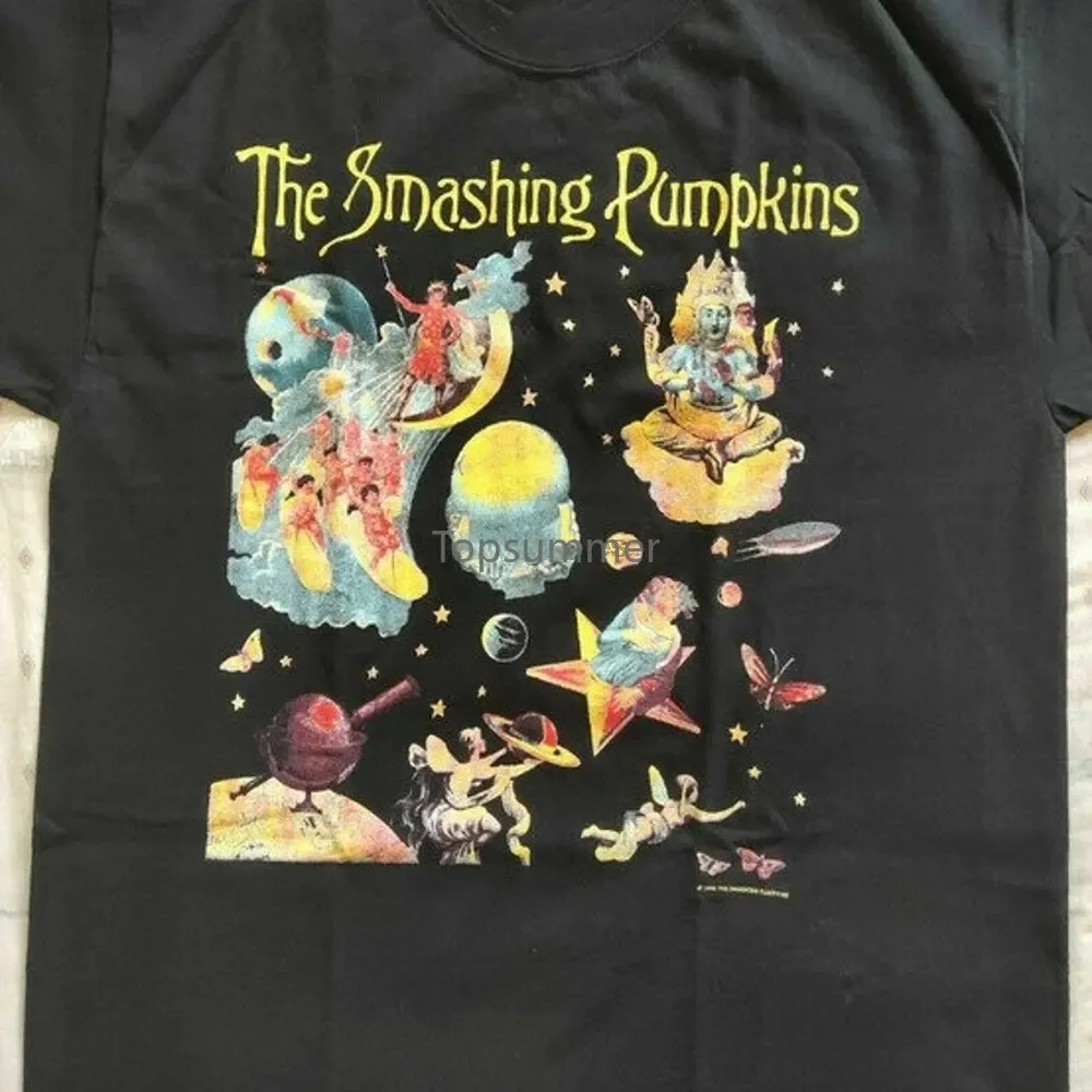 

The Smashing Pumpkins 1996 Band Black Men T Shirt S92