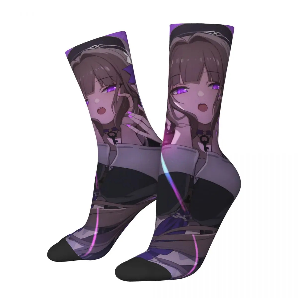 

Herta Honkai Star Rail Game Socks Male Mens Women Summer Stockings Polyester