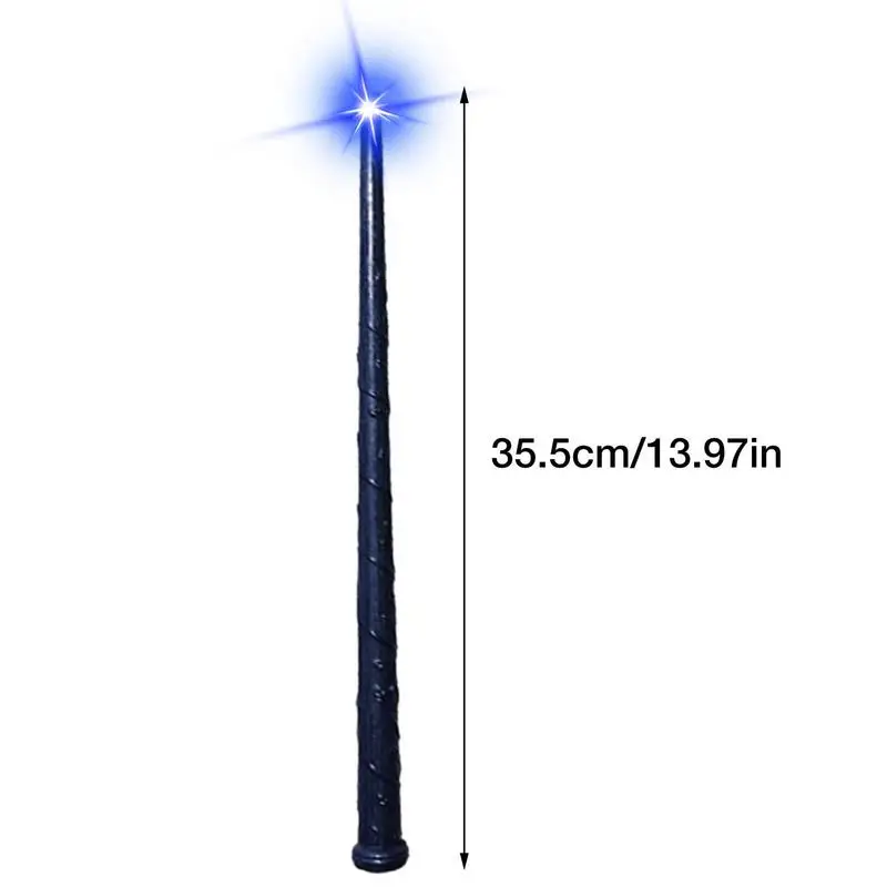 Magier Zauberstab Aus Kunststoff - 26 Cm, Perfektes Kostümzubehör Für Zauberer, Mottoparty & Karneval