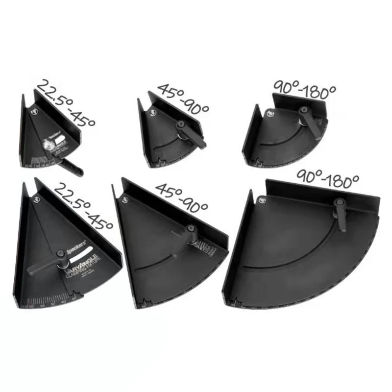45/90/180 Degree Variable Angle Fixture High Hardness Corner Clamps Woodworking Angle Clamp Fixer for Carpenter Making