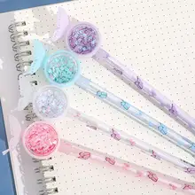 

2Pcs Writing Pen Fashion Portable Flexible Bright Color Rollerball Pen for Classroom Gel Pen Signature Pen