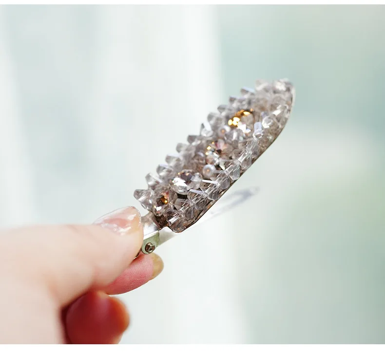 2026 Korea Nette Glänzende Strass Haarnadeln Frauen Mädchen Haar Clips Pins Barrettes Zubehör Haarspange Kopfbedeckung Kopfschmuck Ornament – Detail 7