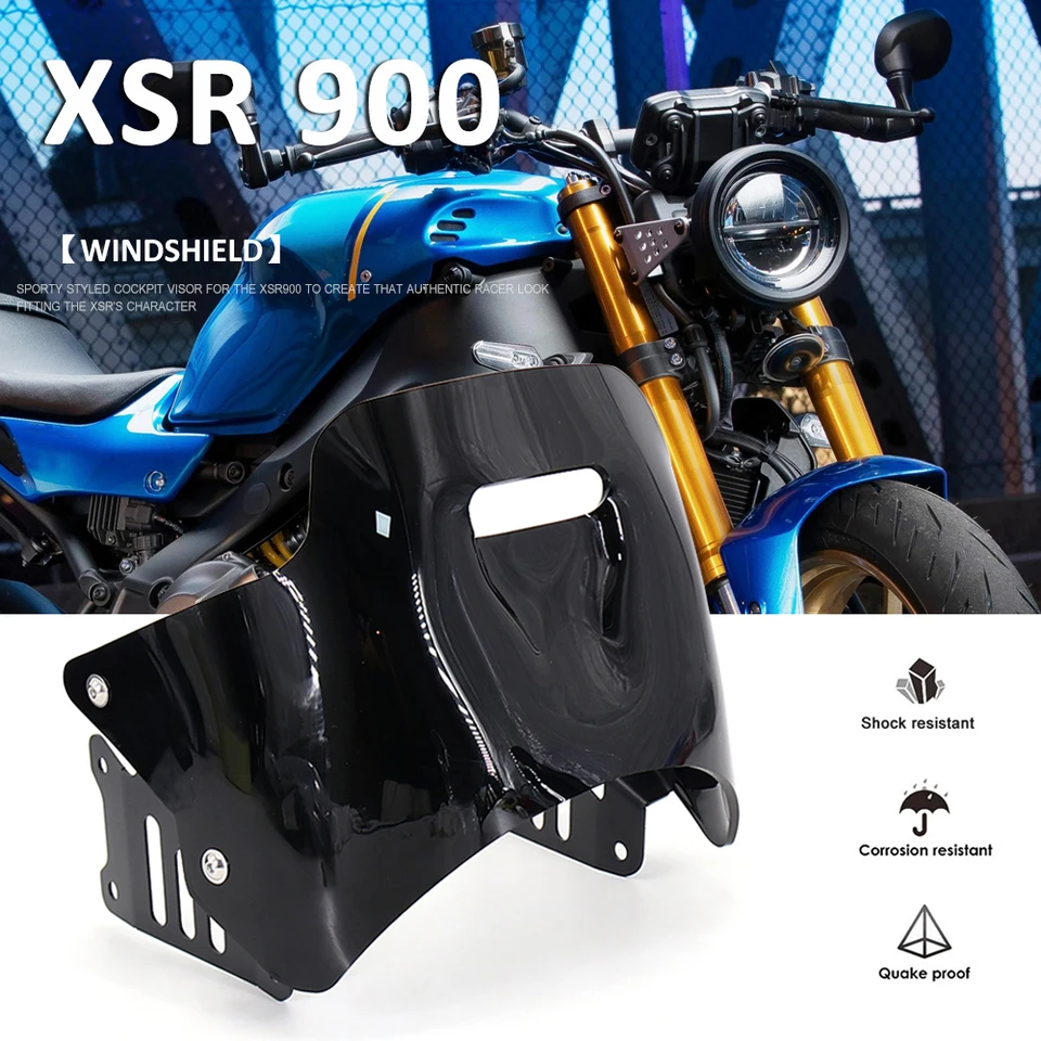 XSR900（2022）用フロントスクリーン 2022-2025 フロントガラスフロントガラスヤマハ XSR 900 XSR900