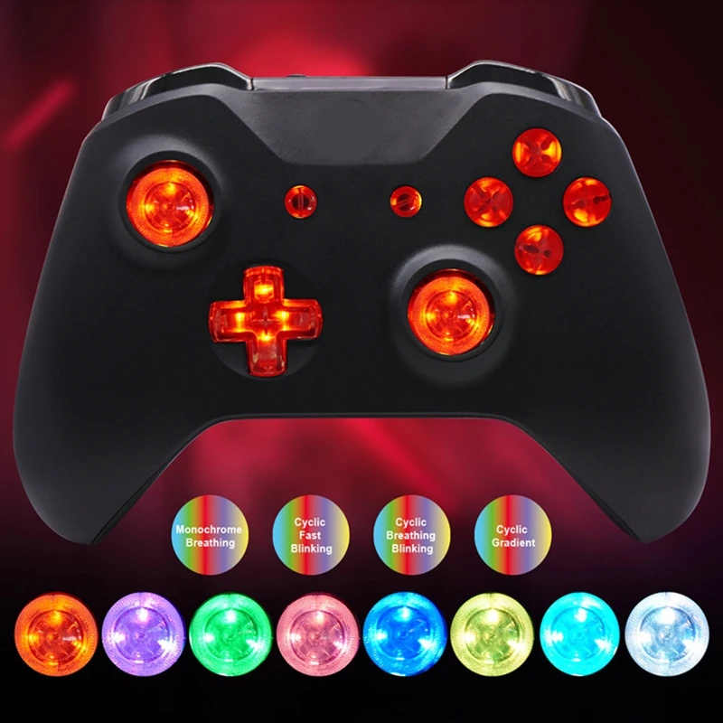 Multi-Colori Luminated D-Pad Thumbsticks Face Buttons Led Per Xbox One S Controller 8 Colori Per Touch Control Classi