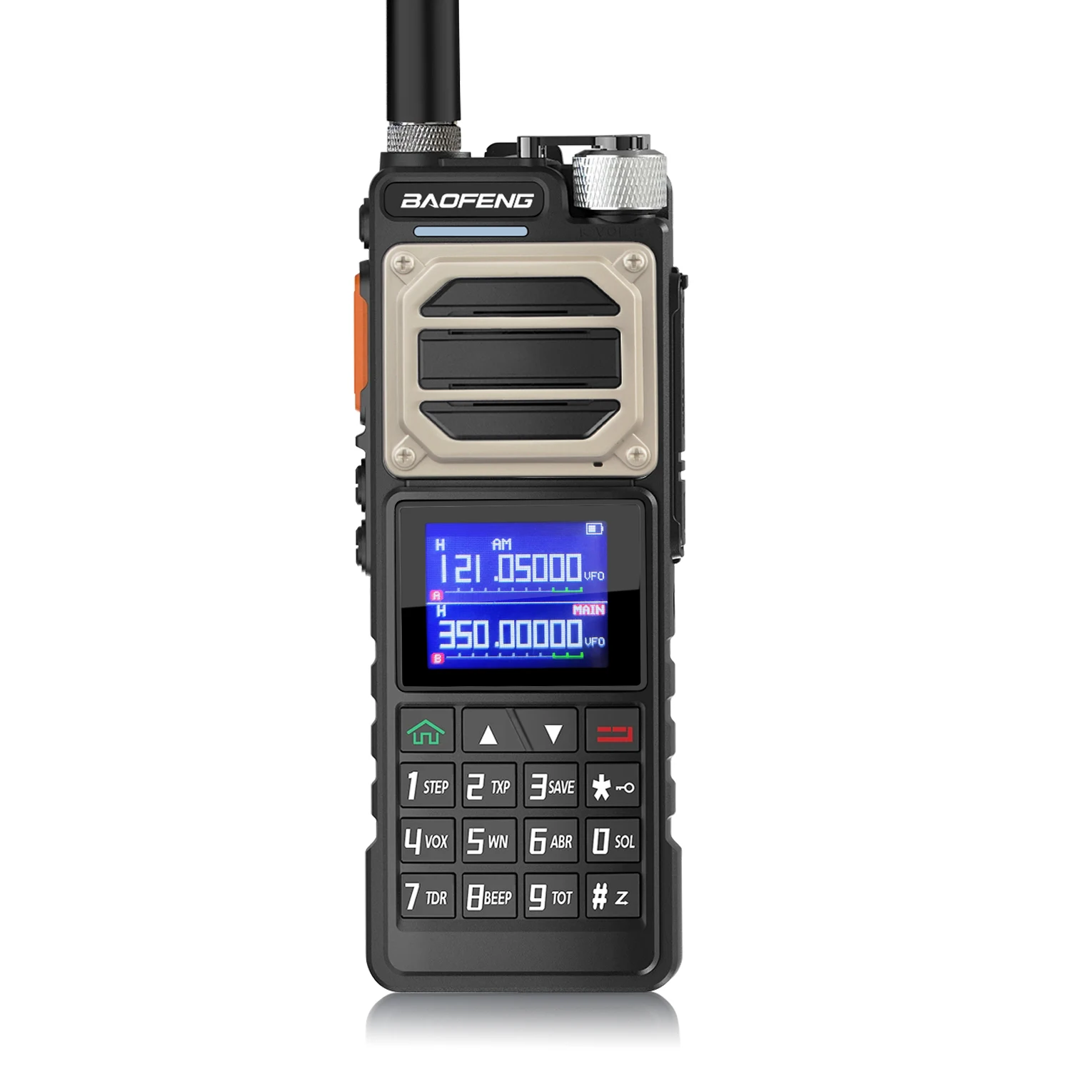 Talkie-Walkie Portable P15UV - Multibandes AM/FM, USB-C, 999 Canaux, Longue Portée