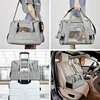 [Portable Cat Carrier] Large Portable Cat Carrier with Plush Mat | Breathable Travel Bag, Ventilated Mesh, Secure Straps for Car 5