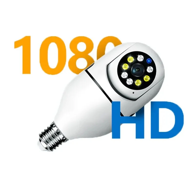 E27 Smart Security Camera with Night Vision