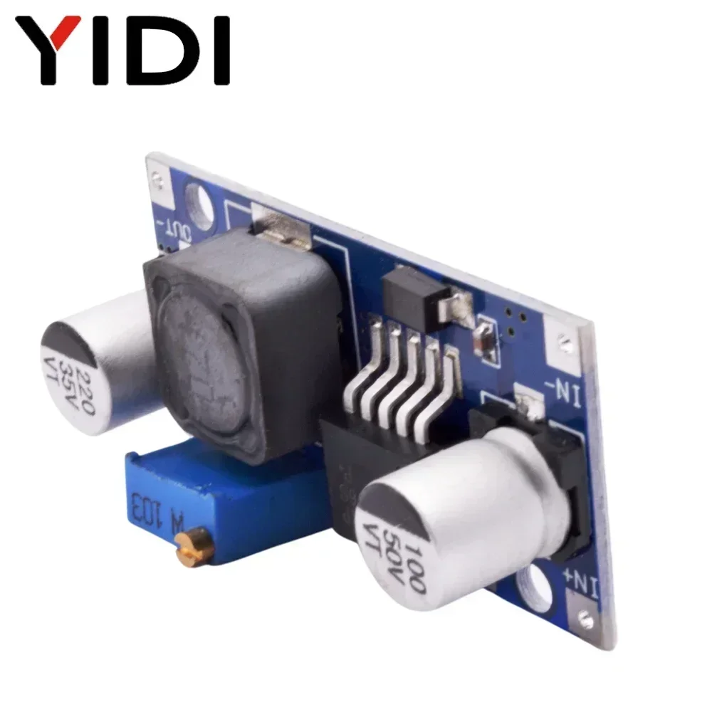 5pcs DC-DC LM2596 LM2596S-ADJ 스텝다운 벅 컨버터 3.2-40V 1.25-35V 조정 가능한 전원 공급 장치 모듈 전압 조정기
