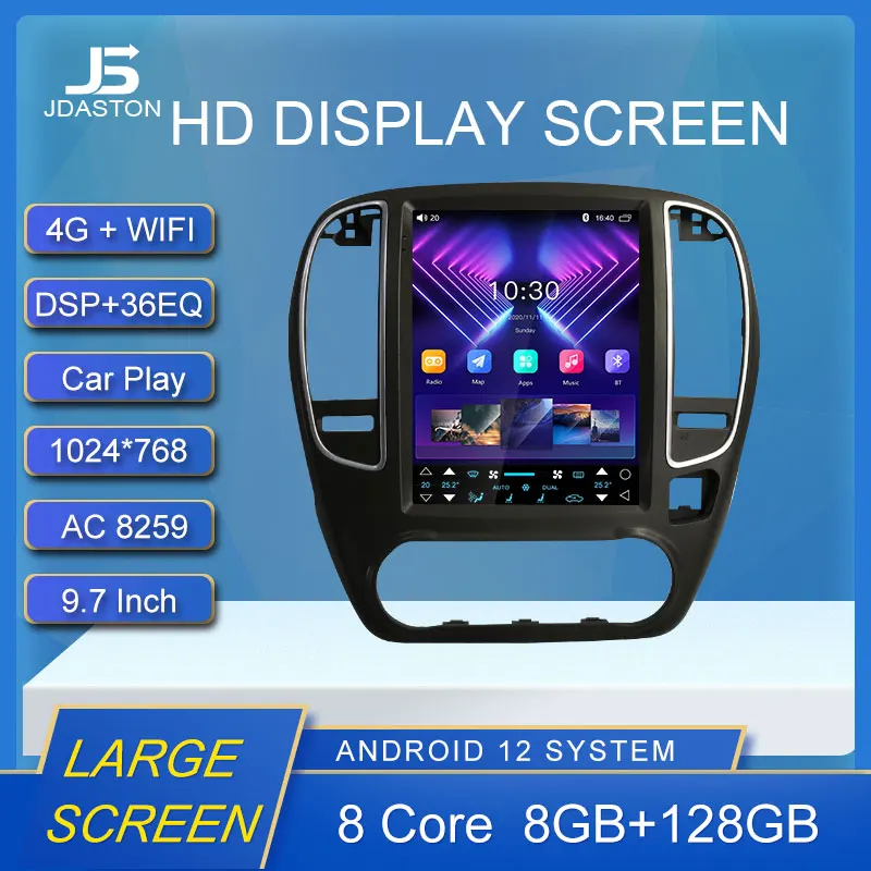 

Android12 Car Multimedia Player For Nissan Bluebird Sylphy G11 2005 - 2012 Tesla Style Screen Car Radio GPS Autoradio Stereo DSP