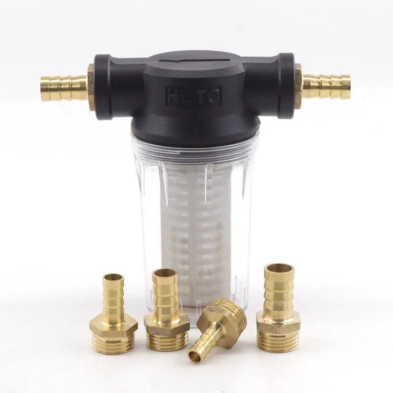 1/2" Garden Watering Hose Filter Agricultural Irrigation Impurity Prefilter Aquarium Water Pump Filter 80 Mesh Strainer Mesh