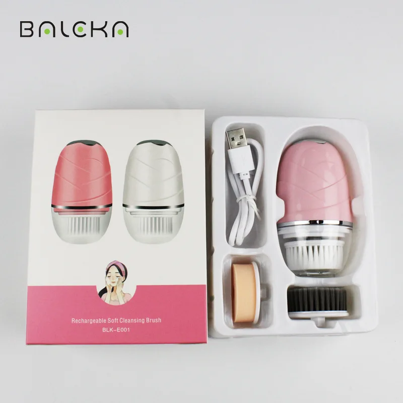 Free shipping Electric Facial Cleaner Facial Pores Cleaner Three-in-One Facial Brush Electronic Beauty Instrument