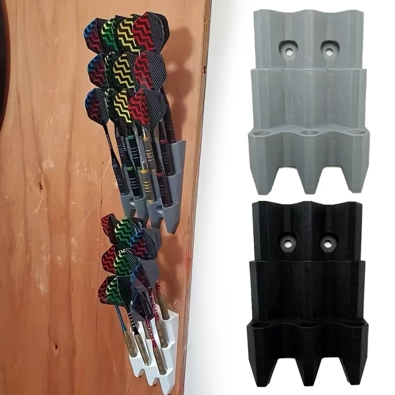 Wall-Mounted Dart Display Rack Holds, Wall Mount Holds 9 Darts, Sturdy Polypropylene Home Game Room, Gift For Players_voghion.com