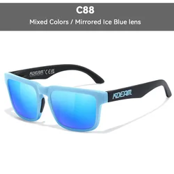 Unisex Polarized Square Sunglasses - Vibrant Sports & Outdoor UV400 Eyewear (Only Sunglasses)