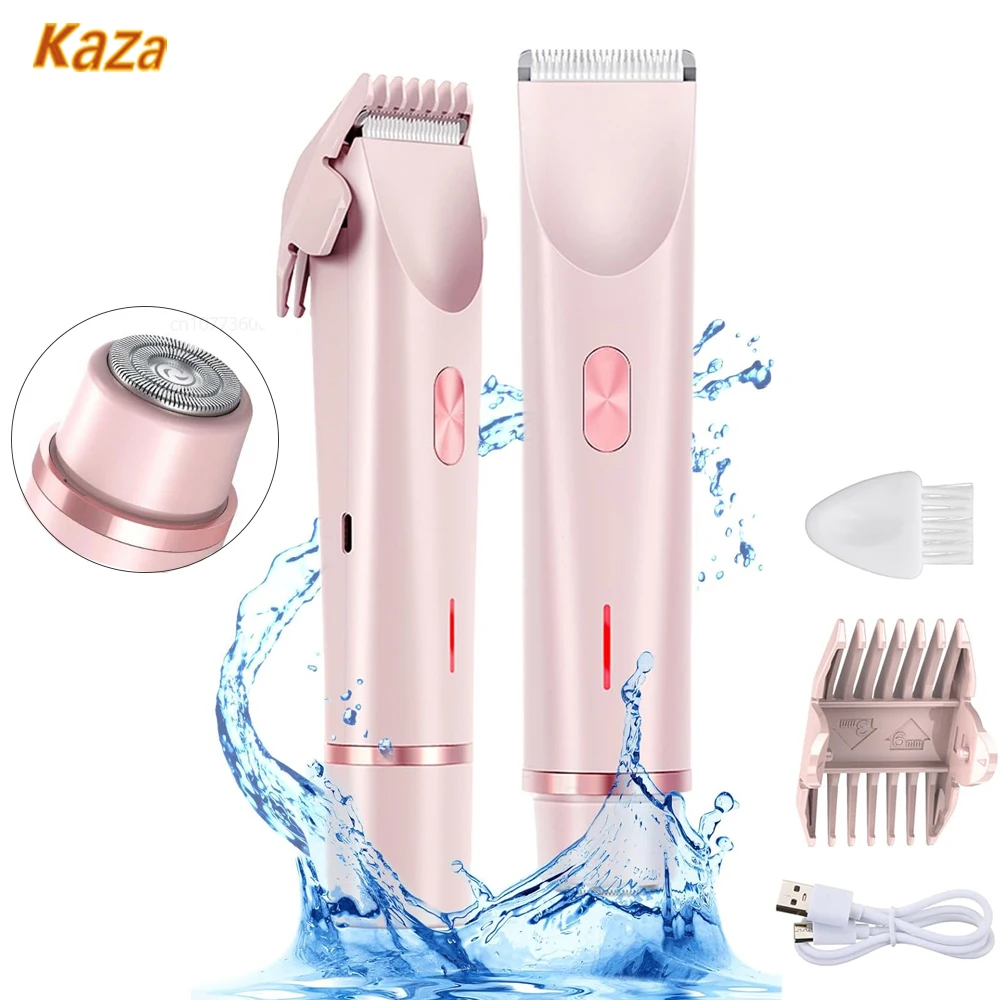 Electric Razor for Women Painless Women Mustache Electric Shaver for Leg Bikini Body Hair Trimmer Facial Epilator Hair Remover