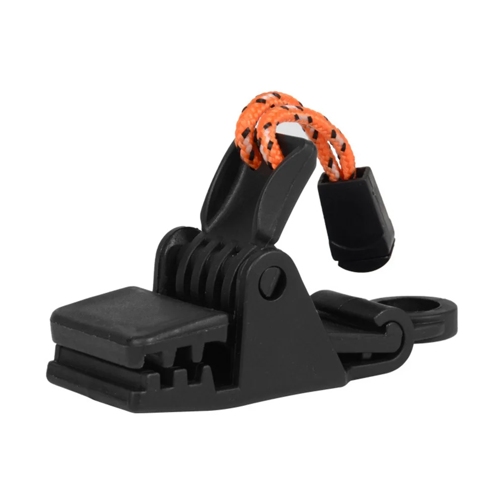 Camping Awning Fly Tarpaulin Tent Clips Crocodile Rope Clamps Wind Rope