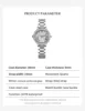 Suoer 2023Top Brand Luxury Leisure Women's Watch Quartz Watch Waterproof Fashion Exquisite Design Stainless Steel Women's Watch 6