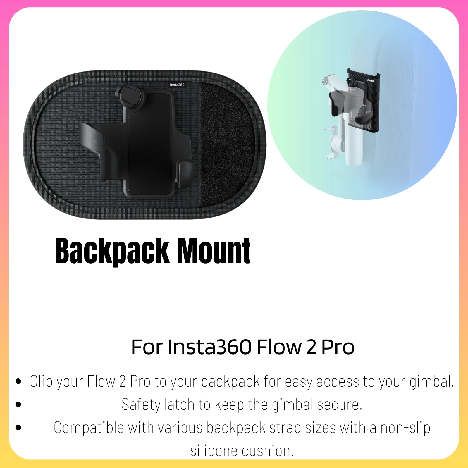 Insta360 Flow 2 Pro アクセサリー コレクション 磁気電話クランプ