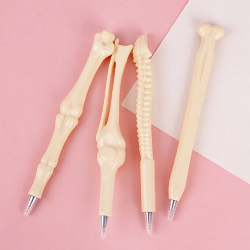 창조적인 참신한 뼈 모양 볼펜, 손가락 펜, 간호사 의사 펜, 문구, 미친 학생 선물 펜, 쓰기, 200 개