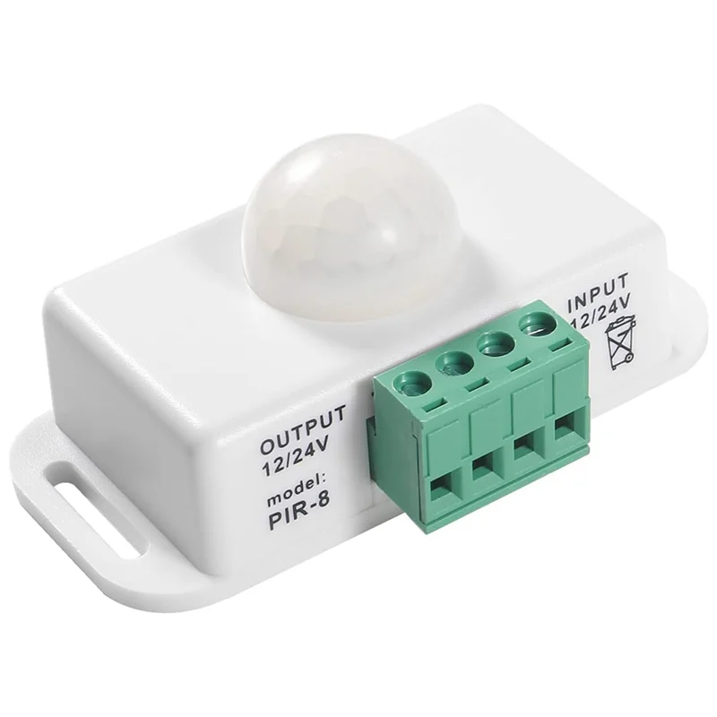 A34R DC 12V/24V 8A ü ܼ PIR   ġ LED Ʈ Ʈ ڵ, PIR  LED   ġ