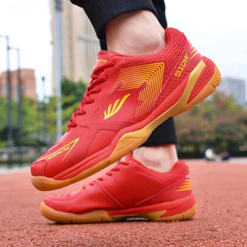 Badminton Shoes Men Women Breathable Spring Summer Tennis Shoes Light Weight Volleyball Sneakers