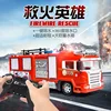 BGTOY 2.4G RC Car Remote Control Fire Truck Model One-click Water Spray To Simulate Sound and Light For Kids Toys Gift 2
