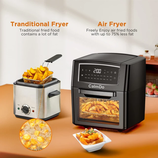 Calmdo AF-120CDEU 1500W 12L Air Fryer Toaster Oven