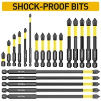 Anti-Slip and Shock-Proof Bits Screwdriver Bits High Hardness Strong Magnetic 25/50/65/70/90/150mm Ph2 Screwdriver Set