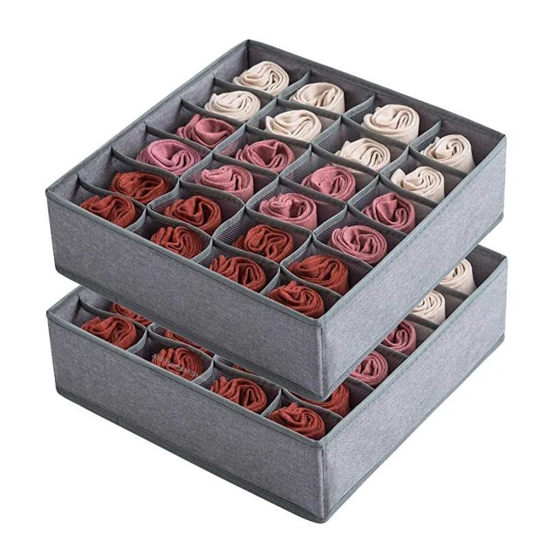 Storage Box Underwear Bra Socks Storage Box Cabinet Drawer Organizer Socks Scarf Underwear Organizer Box Wardrobe Clothing Storage