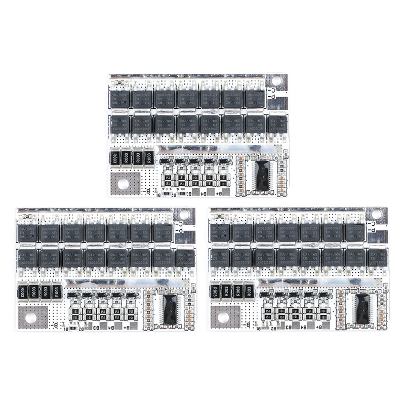 Advanced Lithium Battery Protection Circuit Board with Balance Charging, 100A Capacity