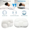 All-round Sleep Pillow Soft Neck Support Egg Sleep Pillow Massage Bedding for Neck Pain Sleeping Back Cushion 3D Cloud 3