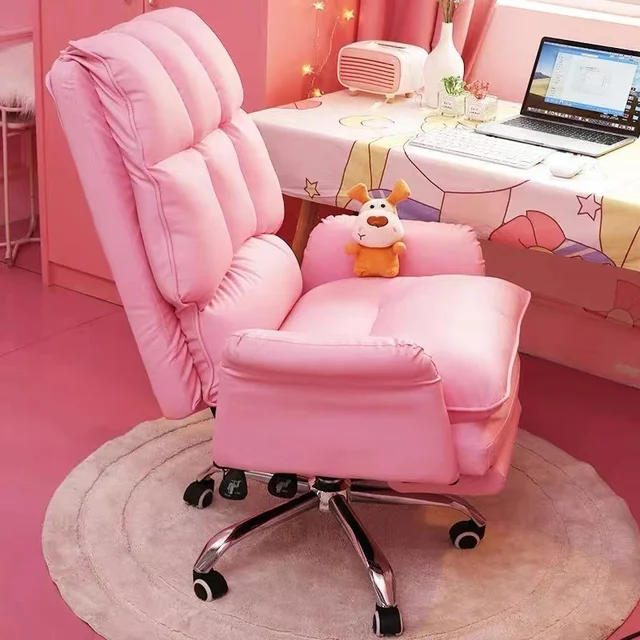 2025 New gaming chair pink office computer chair