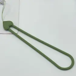 Silicone Phone Wrist Lanyard - Secure and Stylish Hanging Strap (Green)