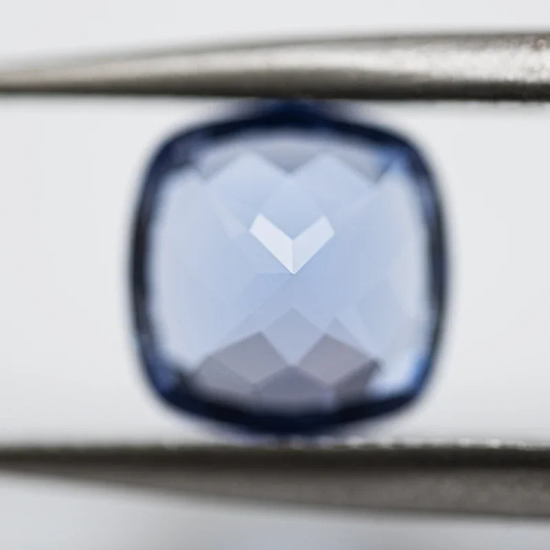 Lab Grown Sapphire Cornflower Color Square Cushion VVS1 Charms Beads Diy Jewelry Making Materials Selectable AGL Certificate
