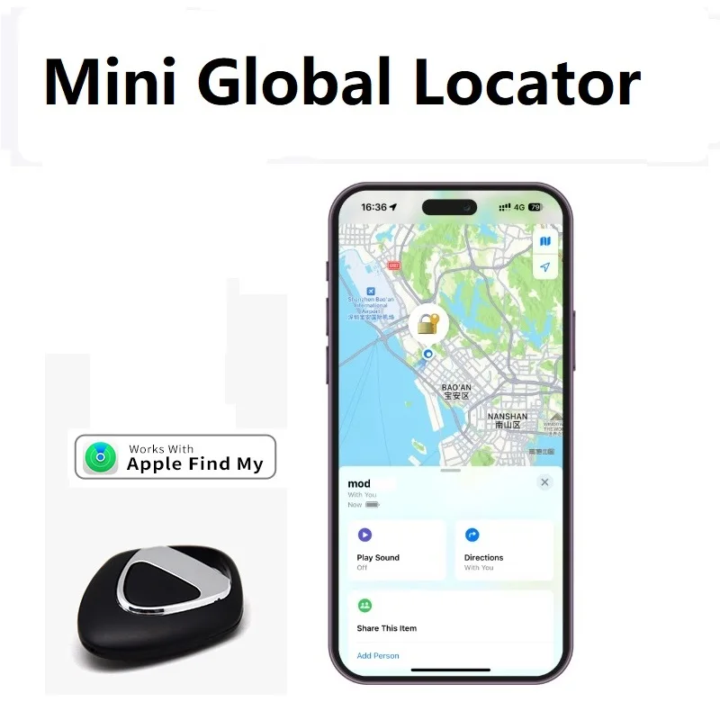 Alternative Airtag Anti-Lost Device for Elderly Children Pets tracker Global positioner GPS Locator mini tracker apple find my