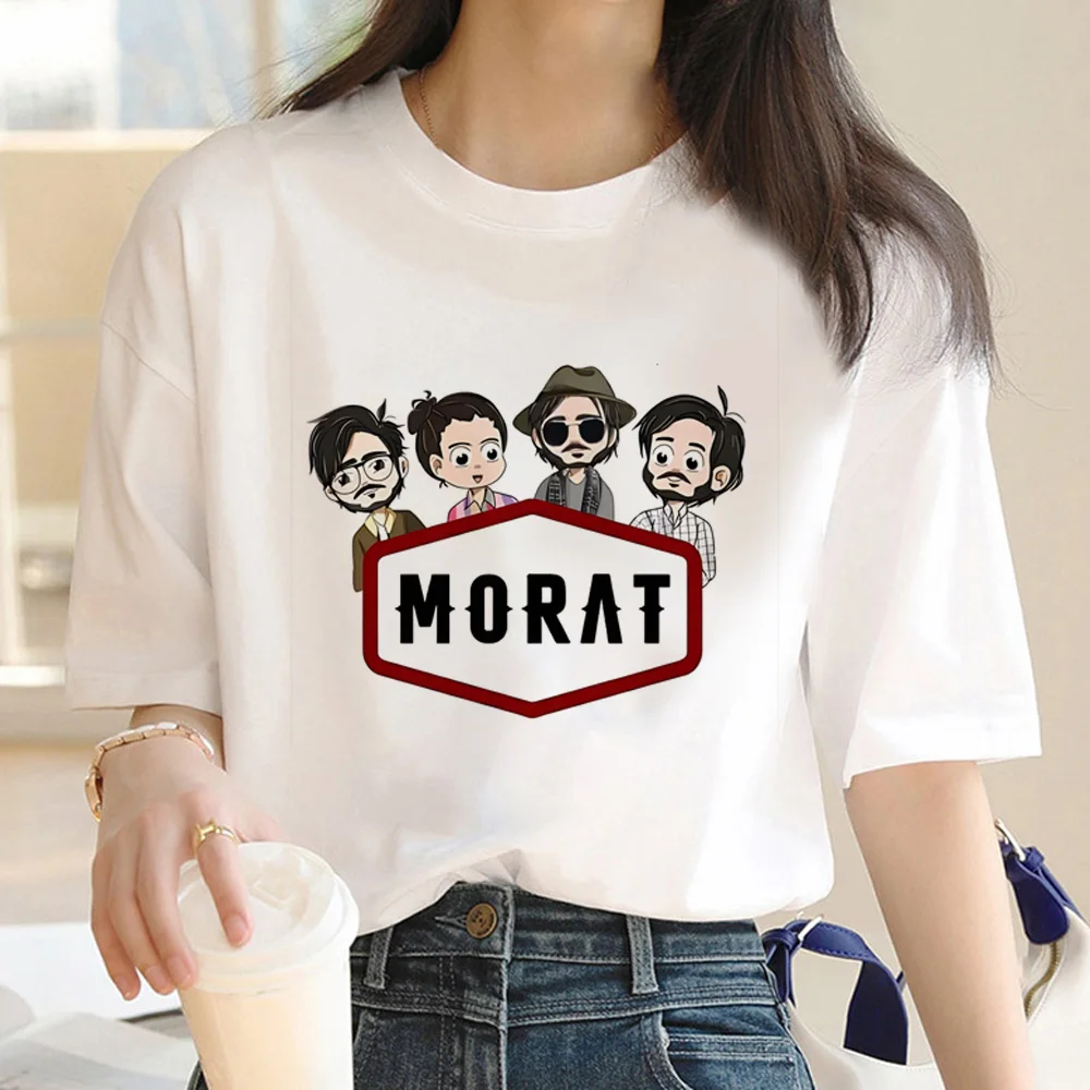 Morat 탑 여성 재미 있은 티셔츠 소녀 애니메이션 일본 그래픽 의류