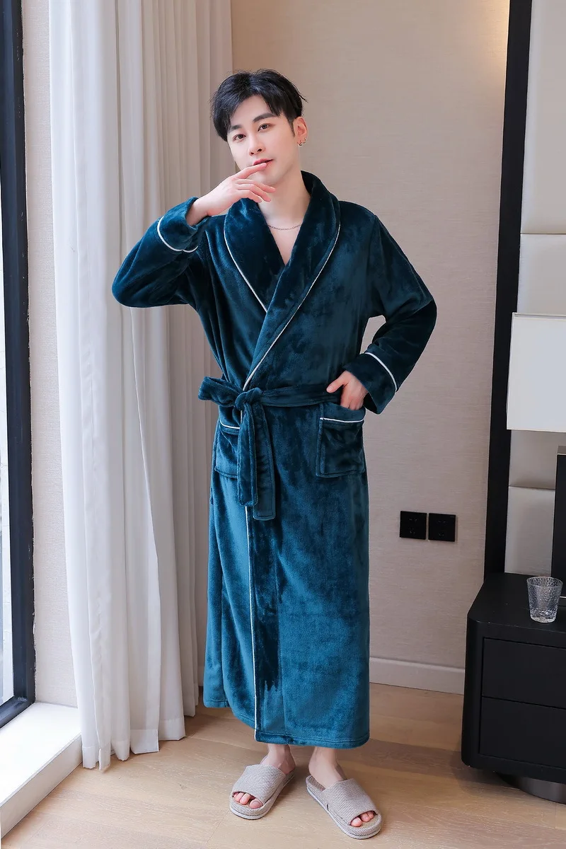 Buy Men's Robe and Shorts Set Lounge Lightweight Cotton Boxer Shorts Summer  Travel Dressing Gown Blue Housecoat Loungewear Pajamas Online in India -  Etsy