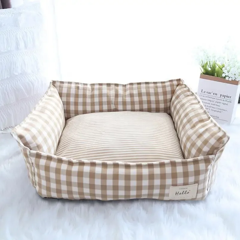 

dog bed cat house for summer and spring rectangular pet sofa