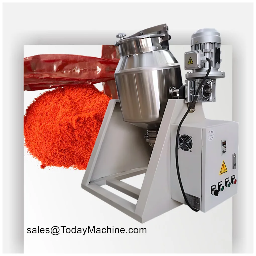 w corn flour powder rotary double cone mixer blender mixing