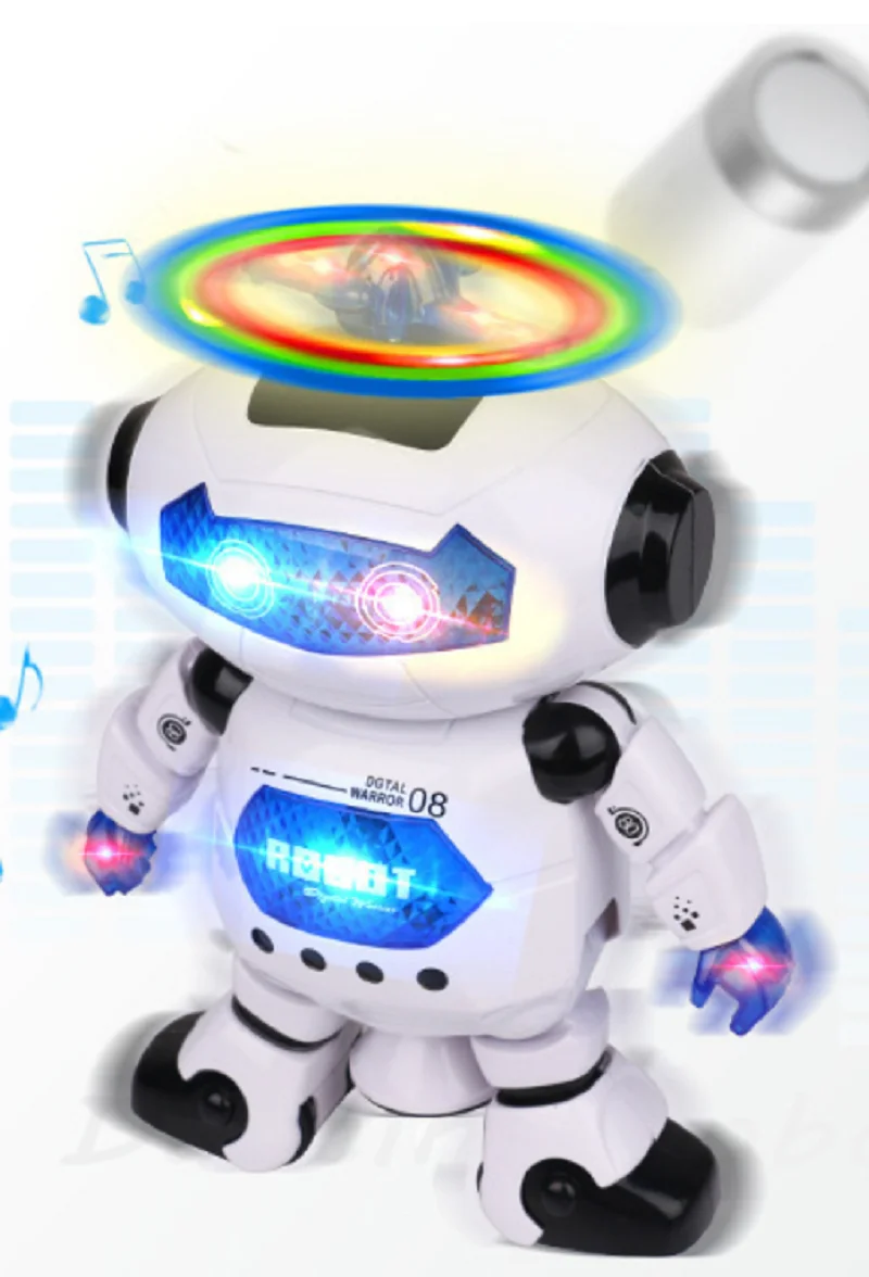 New 360 Space Rotating Dance Astronaut Robot RC Music LED