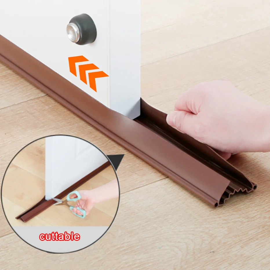 Wave Bottom Door Draft Stopper Weather Strip Anti-Cold Noise Blocker Soundproof Door Sweeps For Interior Doors Gap Filler Door Seal Strip Sealing Strip Tape Window Seal Strip Sealing Tape Sealing Strip Rubber Seal Strip Rubber Door Weatherstripping Door Weatherstripping Door Draft Stopper Silicone Seal Strip