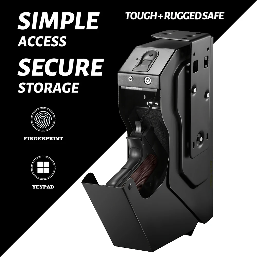 Gun Safes Pistol Box Fingerprint/password Steel Gun Box Security Guns