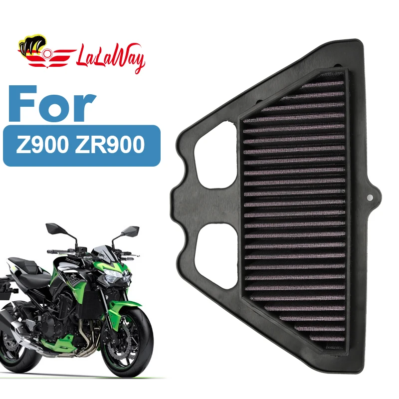 

Motorcycle Air Filter Motor Bike Intake Cleaner For Kawasaki Z900 ZR900 2017 2018 2019 2020 2021 2022 ,Air Filter