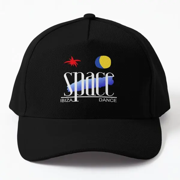 

Space Ibiza Dance Model 2 Classic Black Baseball Cap Hat Outdoor Summer Solid Color Snapback Sport Sun Hip Hop Casual Printed