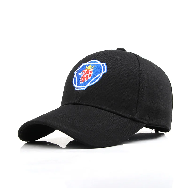 

2024 New Hat Spring New Men's and Women's Outdoor Embroidered Baseball Hat SAAB Car Logo Racing Hat